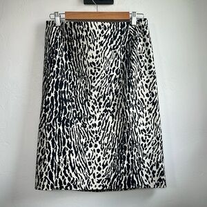 Talbots Animal Print Pencil Skirt